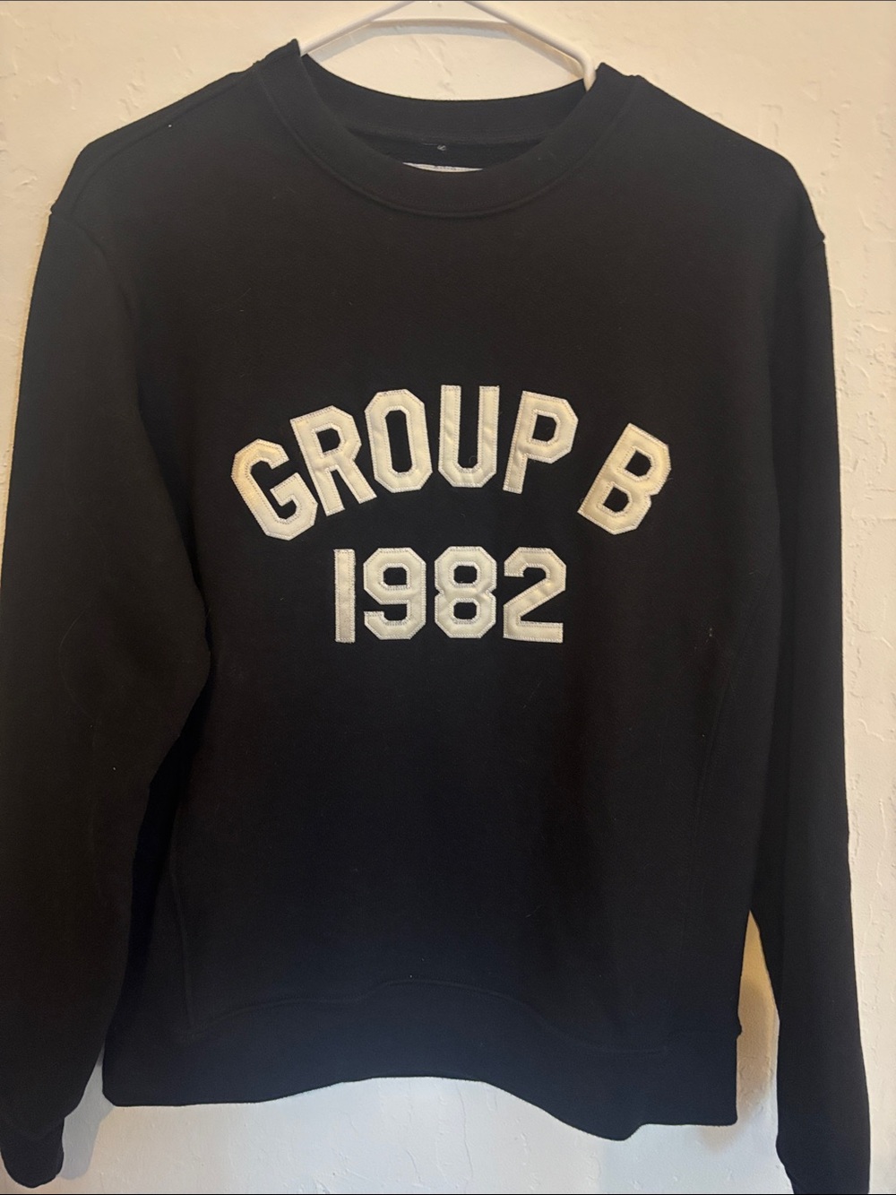Period Correct Black Sweatshirt